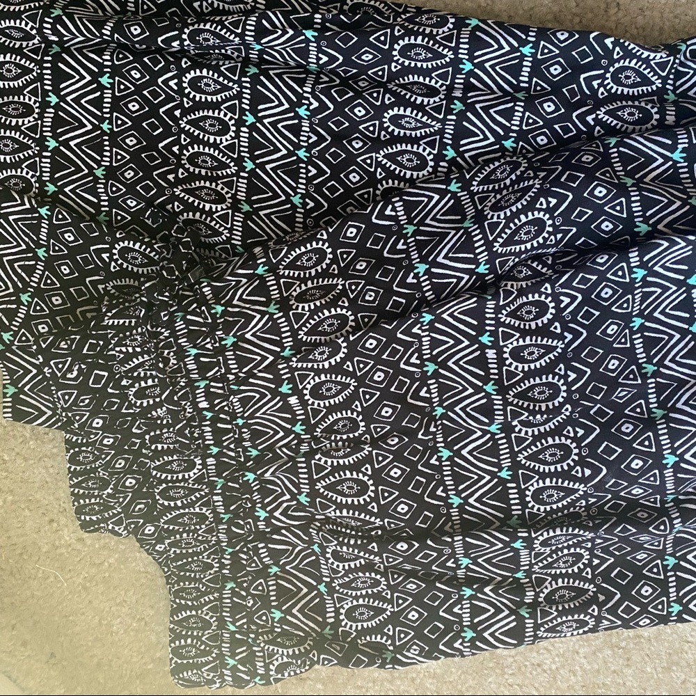 Aztec wide leg pants
